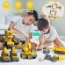 Juguetes robot 5 en 1 para niños, STEM para niños,  transformers de robot con 5 camiones.