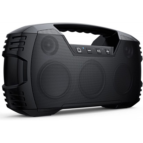 Altavoz Bluetooth impermeable IPX7, altavoz inalámbrico portátil de 40 W, tiempo de reproducción de 32 horas, sonido estéreo fuerte