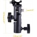 Soporte de montaje para cámara Speedlite Soporte de flash, montaje para paraguas, zapata compatible con Nikon Pentax Olympus