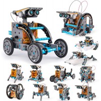 Kit de robot solar de ciencia 12 en 1 para niños, STEM educativo DIY con energía solar, juego de experimentos.