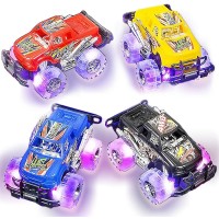 Luz Up Monster Truck Set para niños y niñas por ArtCreativity. El juego incluye 2 camiones Monster Truck de 6 pulgadas.