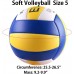 EVZOM Balón Voleibol de playa súper suave, tamaño oficial 5 para exteriores, interiores, piscinas, gimnasios, equipos de voleibol de alta calidad