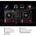 Numark Mixtrack Platinum FX Controlador para DJ, para Serato DJ, con control de 2 desks, mezclador, interfaz de audio, rueda con visualización