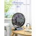 Airbition Ventilador con clip de 10000 mAh de 8 pulgadas, recargable, funciona con pilas, con abrazadera USB, portátil