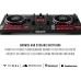 Numark Mixtrack Platinum FX Controlador para DJ, para Serato DJ, con control de 2 desks, mezclador, interfaz de audio, rueda con visualización