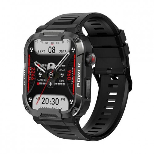 Reloj inteligente militar para hombre MK66,  resistente al agua Ip68 con llamadas, Bluetooth, compatible con Xiaomi, Android e IOs, 1,85 pulgadas