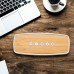 COMISO Altavoces Bluetooth, altavoz inalámbrico portátil de madera fuerte de 20 W, altavoz inalámbrico para exteriores, altavoz de subwoofer
