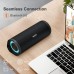 HEYSONG Altavoz Bluetooth portátil, altavoces inalámbricos impermeables para exteriores con luz LED, graves mejorados, flotación IPX7