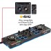Hercules DJ DJControl Starlight - Controlador de DJ USB de bolsillo con Serato DJ Lite, ruedas de Jog sensibles al tacto, tarjeta de sonido integrada