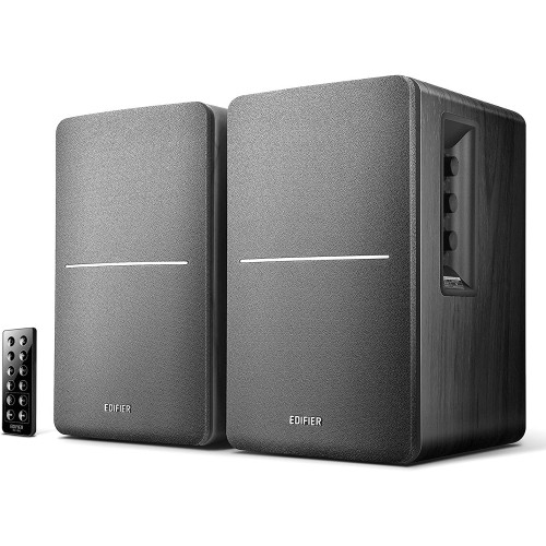 Altavoces  R1280DB de Edifier  Bluetooth. Entrada óptica. Monitores de estudio inalámbricos. 4 pulgadas. 42 w RMS.