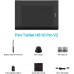 HUION H610 Pro V2 Tablet de dibujo gráfico compatible con Android, función de inclinación, lápiz digital 8192 sin batería, presión con 8 teclas Express