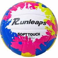 Balón de voleibol de playa, tamaño oficial 5 - Runleaps suave impermeable voleibol arena deportes  para interiores, exteriores