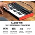 AKAI Professional MPK Mini MK3  Controlador de teclado MIDI USB de 25 teclas con 8 almohadillas, 8 botones y software musical incluido