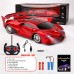 KULARIWORLD Coche de control remoto recargable 1.18 de alta velocidad RC, vehículos de carreras con luz LED