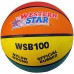 Western Star Pelota de baloncesto de goma tamaño oficial - Entrenamiento de agarre extra - 29.5 pulgadas - Multi Color