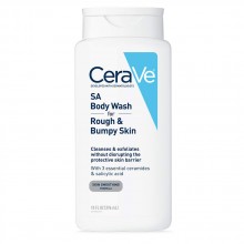 CeraVe Gel de lavado corporal con ácido salicílico, sin fragancias para exf...