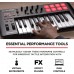 M-Audio Oxygen 25 MKV - Controlador de teclado MIDI USB de 25 teclas con almohadillas de ritmo, modos de acorde inteligente y escala