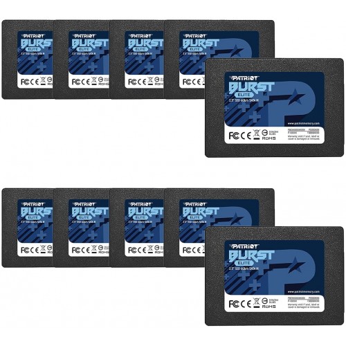 Patriot Burst Elite SATA 3 240GB SSD 2.5 - 10 unidades