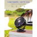 Airbition Ventilador con clip de 10000 mAh de 8 pulgadas, recargable, funciona con pilas, con abrazadera USB, portátil