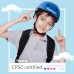 Adyohemt Casco para niños, ajustable,  2 a 8 años de edad, casco de seguridad , para ciclismo, monopatín, scooter. Talla S - Azul