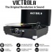 Victrola Journey - Reproductor de discos vinilo de maleta Bluetooth con soporte de grabación a juego