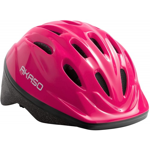 AKASO Casco de bicicleta para niños, casco multideportivo para ciclismo, monopatín, scooter, casco ajustable para niños de 1 a 8 años. Fucsia