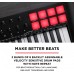 M-Audio Oxygen 25 MKV - Controlador de teclado MIDI USB de 25 teclas con almohadillas de ritmo, modos de acorde inteligente y escala