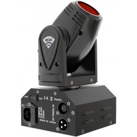 SHEHDS Mini haz de luces LED de 10 W, luces de cabeza móvil 4 en 1, RGBW, luces de escenario profesionales 11-13 DMX, luces de DJ set de 1