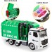 JOYIN Juguete de camión de basura de reciclaje, alimentado por fricción con luz y sonidos, 3 botes de basura, 3 destornilladores.