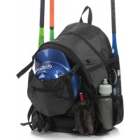 Athletico Advantage - Bolsa de béisbol o mochila de béisbol con soporte externo para casco de béisbol, equipo de T-Ball