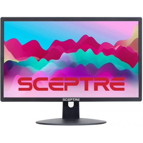 Sceptre Monitor LED FHD de 22 pulgadas 75Hz 2X HDMI VGA altavoces integrados, color negro máquina