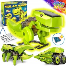 Dinonano STEM - Juguetes de robot solar para niños - 3 en 1 construcción ed...