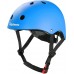 Adyohemt Casco para niños, ajustable,  2 a 8 años de edad, casco de seguridad , para ciclismo, monopatín, scooter. Talla S - Azul