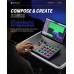 Donner MIDI Pad Beat Maker con 16 almohadillas de ritmo, 2 atenuadores  y software de producción,controlador USB MIDI Pad STARRYPAD