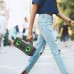 Fiodio Altavoces portátiles impermeables IPX6, altavoz inalámbrico para fiestas de viaje al aire libre, micrófono integrado, USB
