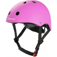 Adyohemt Casco para niños, ajustable, 2 a 8 años de edad, casco de seguridad , para ciclismo, monopatín, scooter. Talla S - Rosado