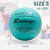 Runleaps - Voleibol impermeable para interiores y exteriores, para juegos de playa, gimnasio, entrenamiento tamaño oficial 5