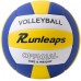 Runleaps - Voleibol impermeable para interiores y exteriores, para juegos de playa, gimnasio, entrenamiento tamaño oficial 5