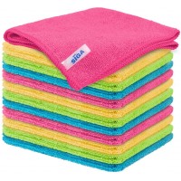 Paño de limpieza de microfibra, paquete de 12