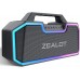 ZEALOT Altavoz Bluetooth portátil de 80 W con doble pareo, IPX7 impermeable para exteriores con batería grande de 14,400 mAh.