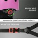 Adyohemt Casco para niños, ajustable, 2 a 8 años de edad, casco de seguridad , para ciclismo, monopatín, scooter. Talla S - Rosado