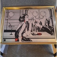 Bello y Fino Cuadro en Espejo