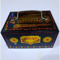 Alcancía de Lata Cofre Pirata años 70s