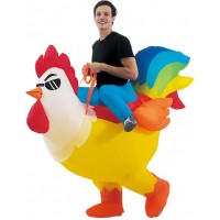 Disfraz Inflable de Gallo para Adulto