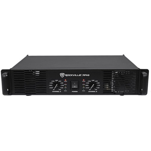 Amplificador de Potencia Rockville RPA9 - 3000W, 2 Canales
