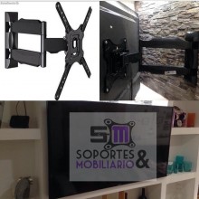 Bases para Televisores Giratorias y Repisas Flotantes, Venta e Instalación