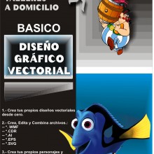 Clases a Domicilio de Diseño Gráfico Vectorial  Básico.