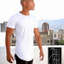 Franela Blanca Unicolor  de Algodon Marca KONEKODESIGN  Tallas S M y L