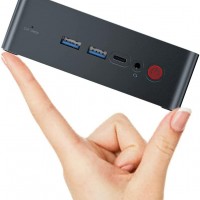 Mini computadora Intel J4125 de 10ma. generación 4 núcleos, hasta 2.7 GHz 8...