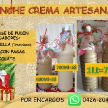 Ponche Crema Artesanal Sin Huevo